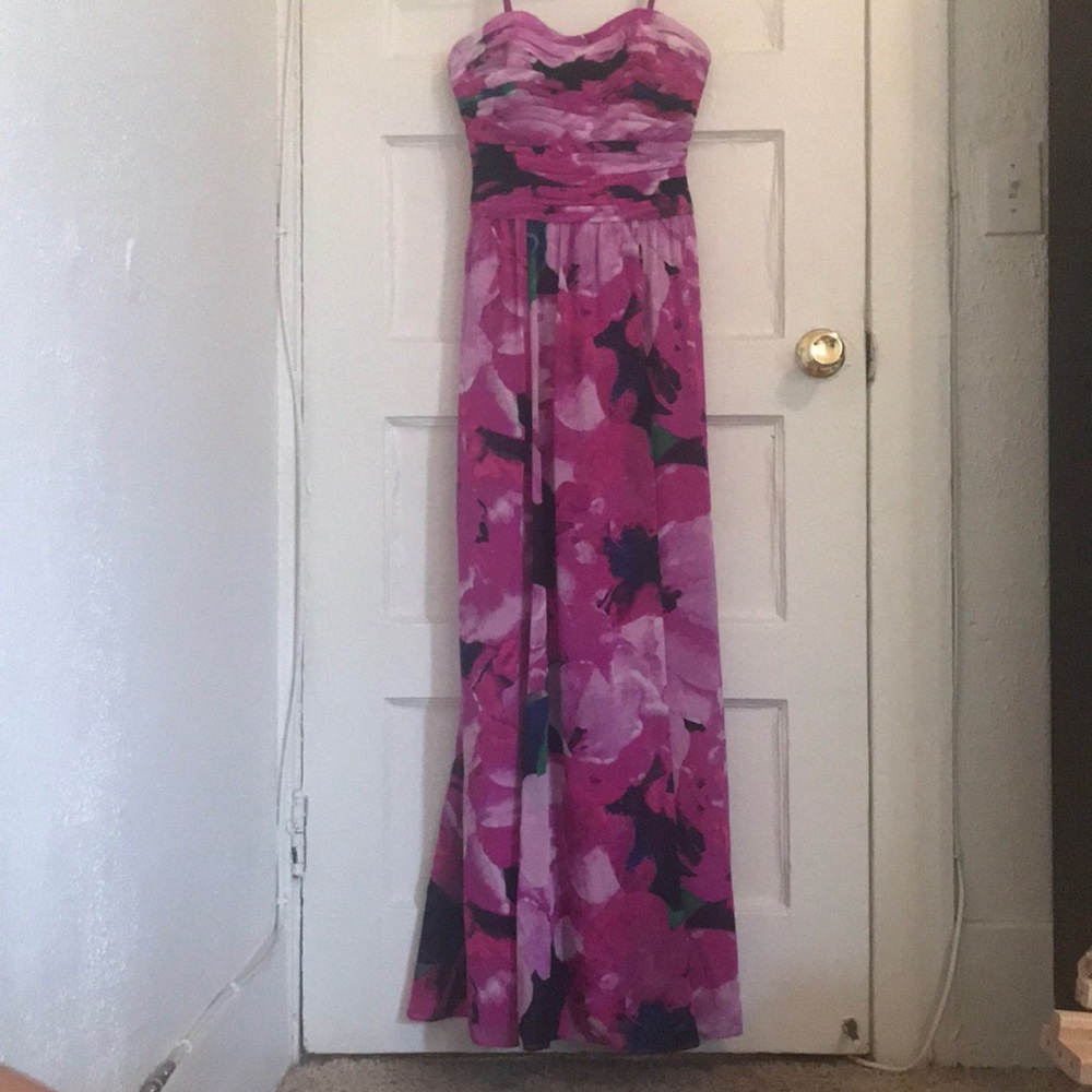 Ralph Lauren Purple Evening Dress